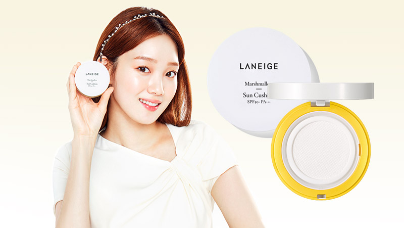 Image of Laneige Sun Care Line - marshmellow sun cushion