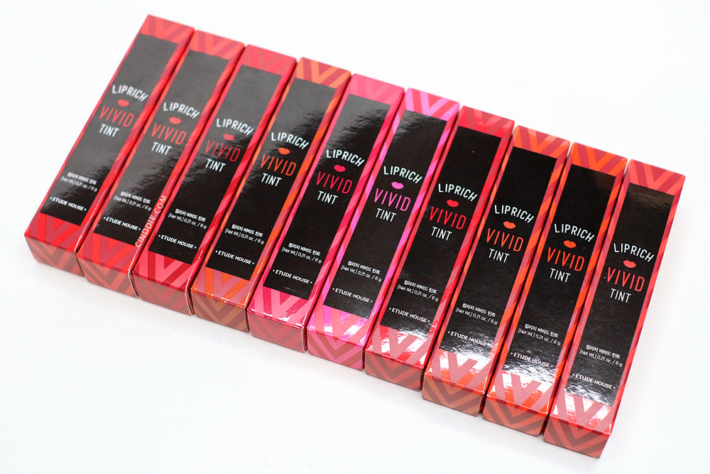 Image of Etude House Lip Rich Vivid Tints