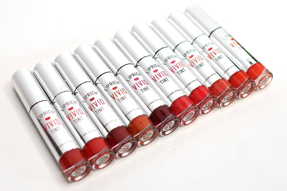 Image of Etude House Lip Rich Vivid Tints 10 shades