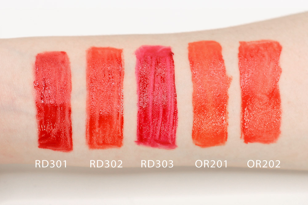 Image of Etude House Lip Rich Vivid Tints Swatch