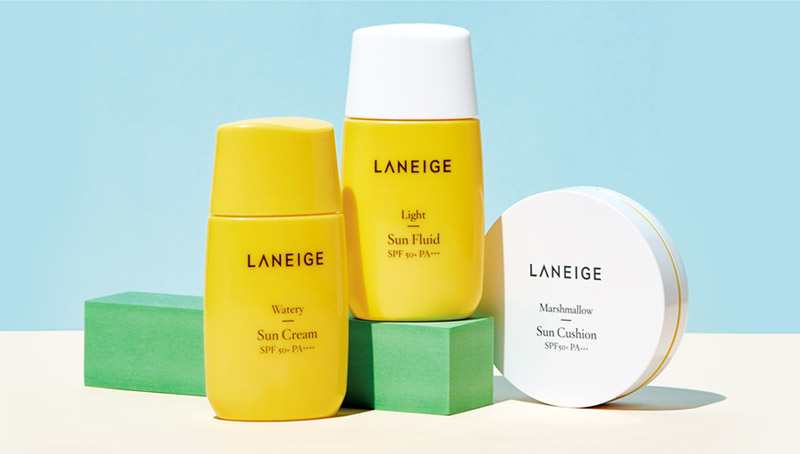 Laneige sun care line