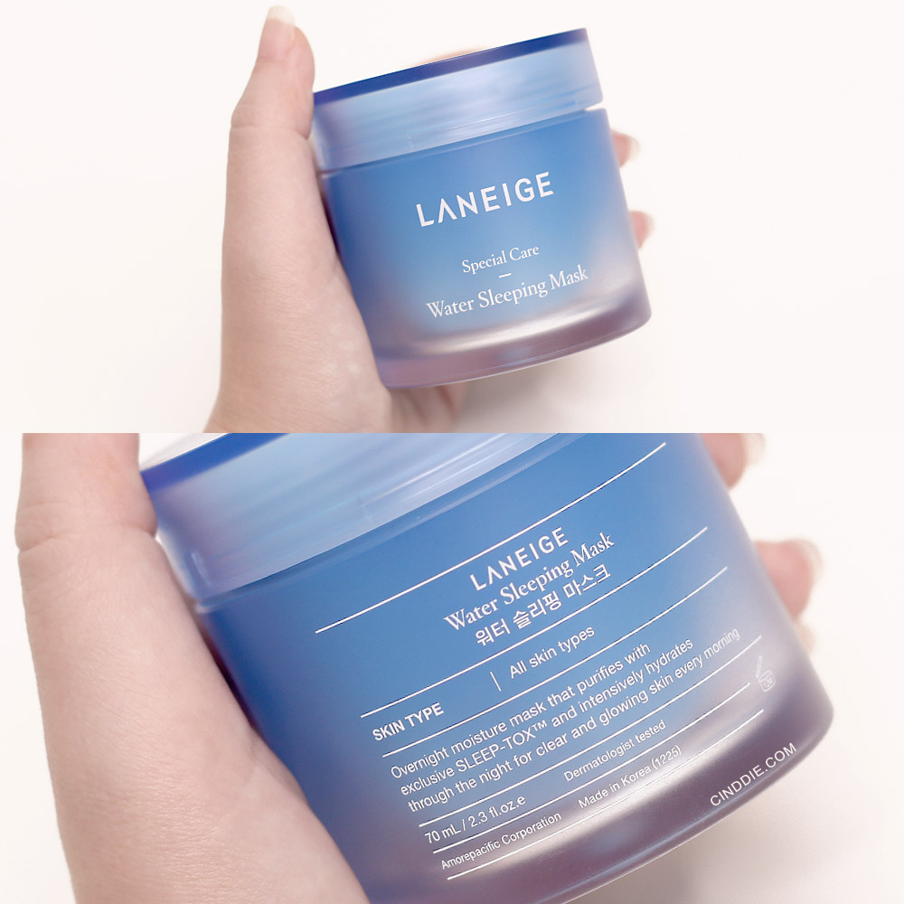 Image of Laneige Water Sleeping Mask front and back