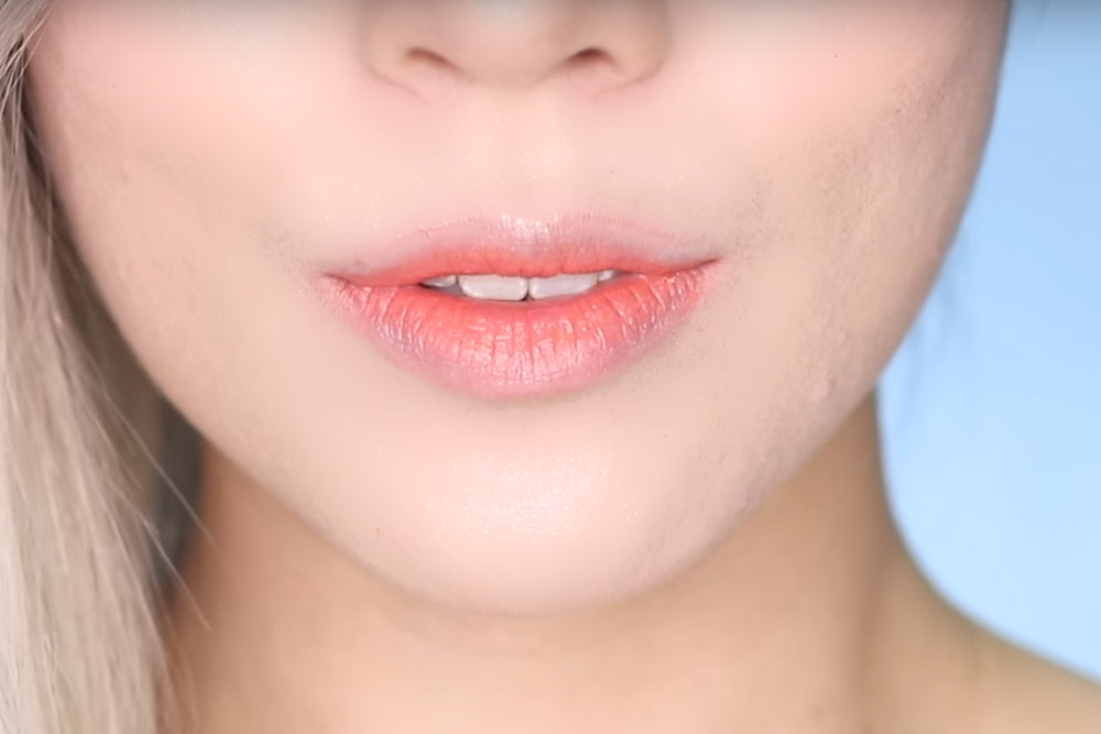 Image of Two tone tint lip bar - #02 Tangerine Slice Color lip Swatch
