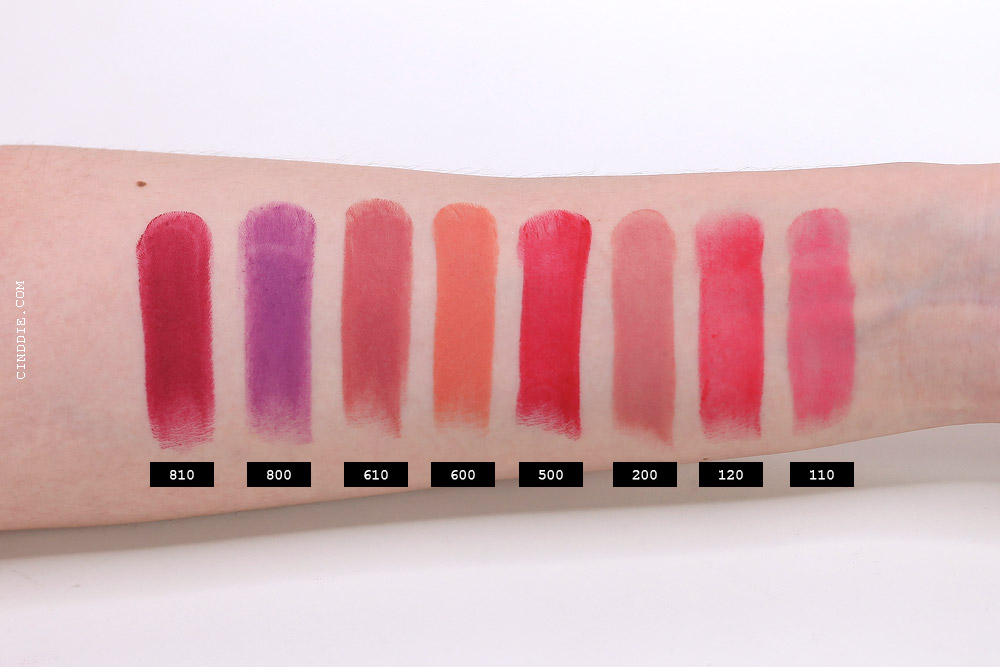 Image of Rimmel the only one matte lipstick Swatch on arm/hand